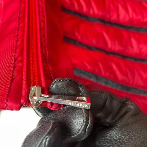Moncler Women's Red Brioche Down Jacket - Picture 5 of 16